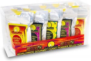Worldwide Gourmet Curry Powders Selection