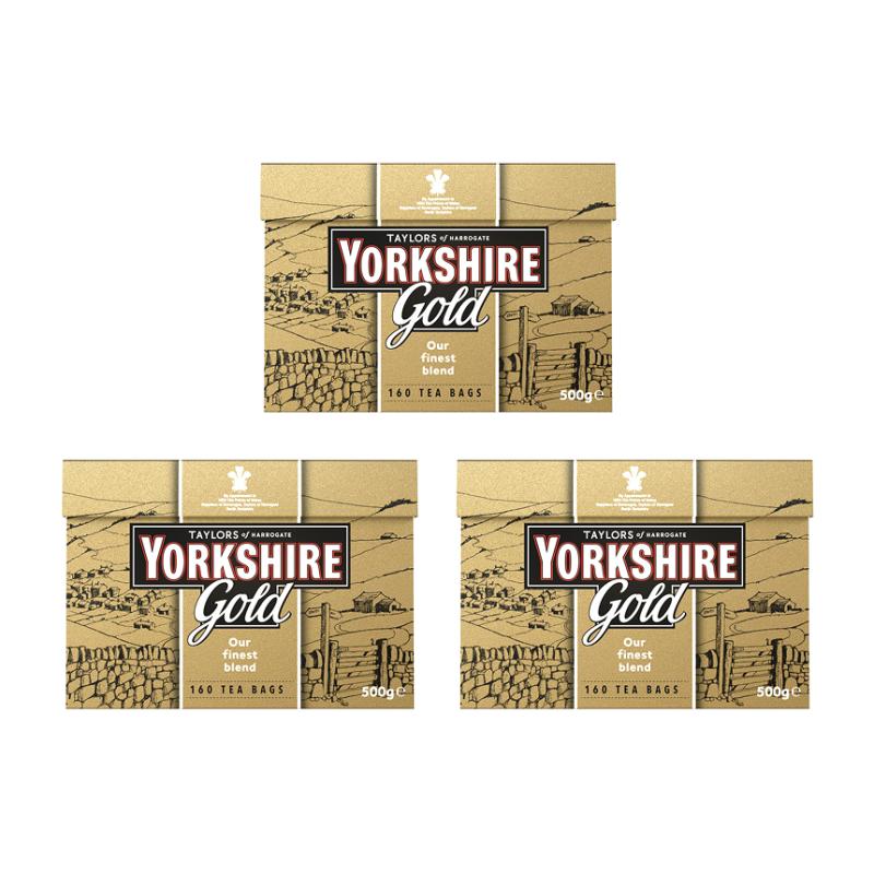 ​Yorkshire Gold Large Bundle (3x160 tepåsar)