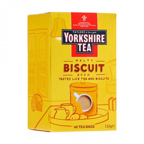 Yorkshire Tea Malty Biscuit Brew 40 Tea Bags