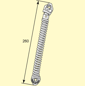 Spiraldörrstängare 1103Z