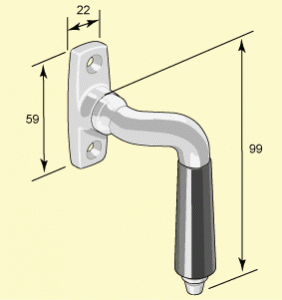 Spanjoletthandtag 4525
