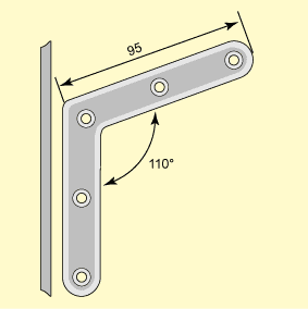 Hörnjärn 5062 m skruv