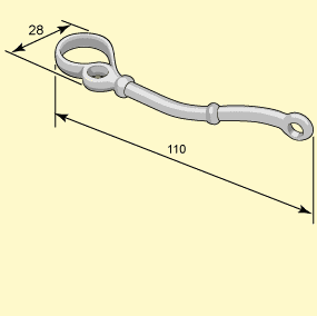 Gjuten stormhaspe 5066 