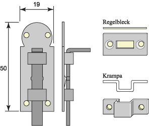 Bladregel 5077