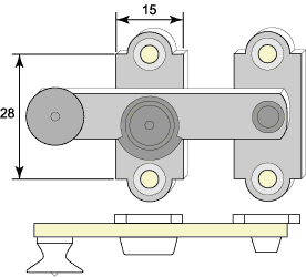 Fönsterklinka 5080