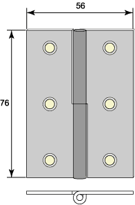 Innanfönstergångjärn 5108 
