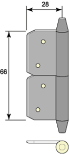 Insticksgångjärn 5111