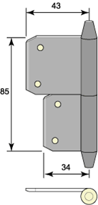 Insticksgångjärn 5114