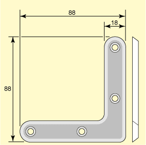 Korrugerat hörnjärn 5153