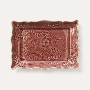 Appetizer plate, old rose
