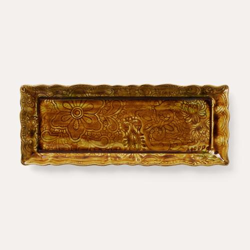 Tray dish, pineapple