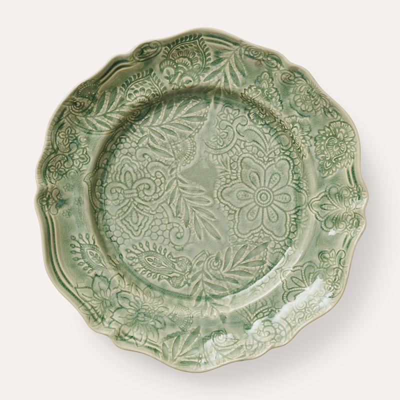 Large round dish, antique