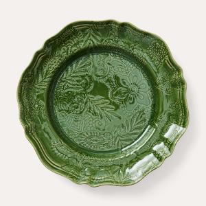 Large round dish, primavera