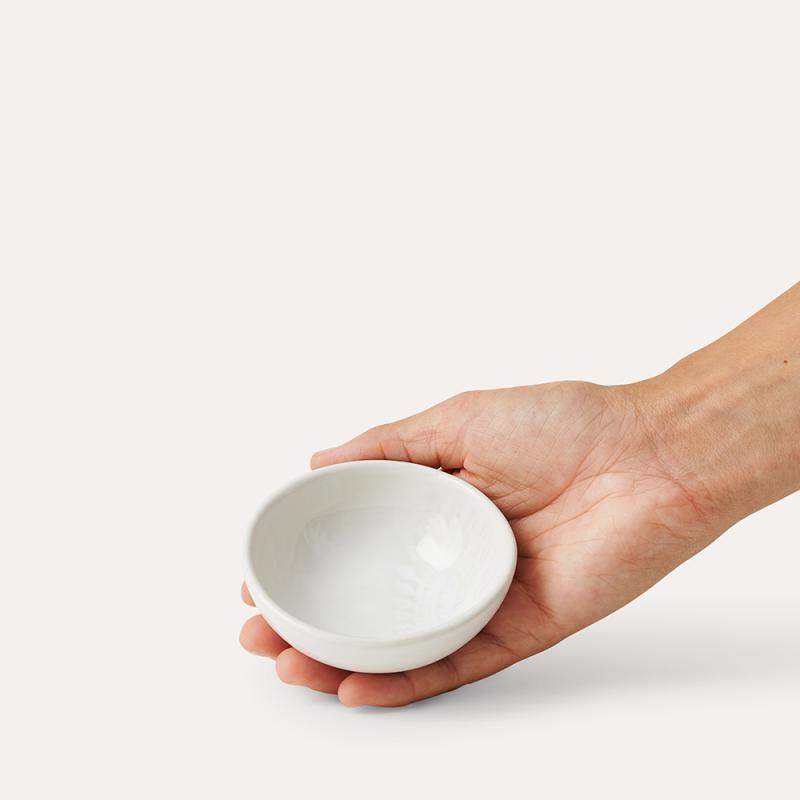 Small dip bowl, white