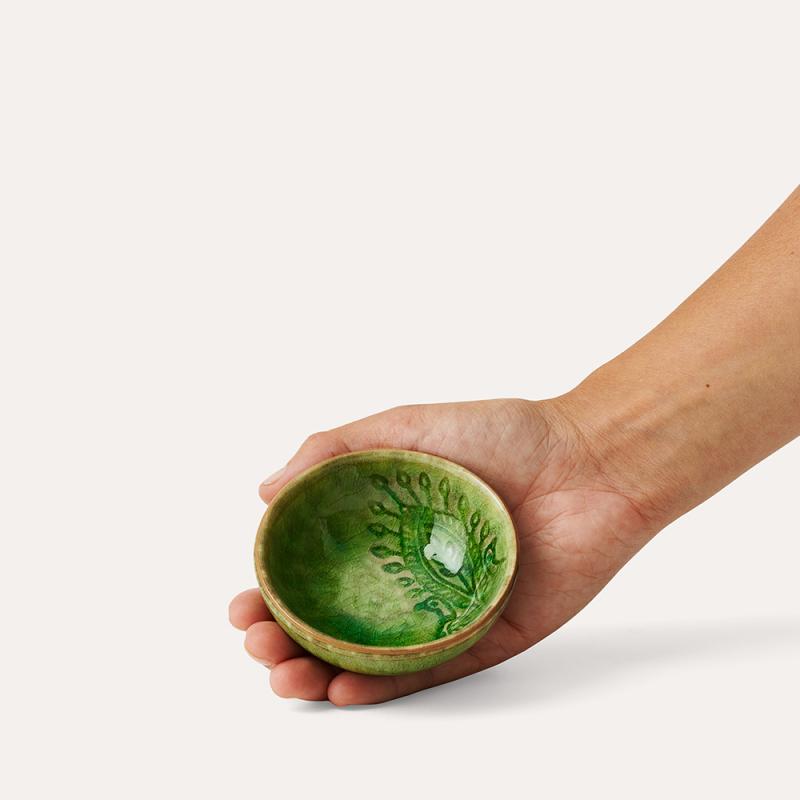 Small dip bowl, seaweed