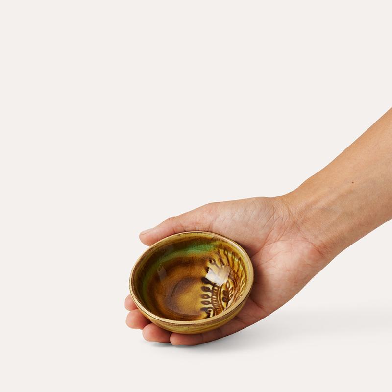 Small dip bowl, pineapple