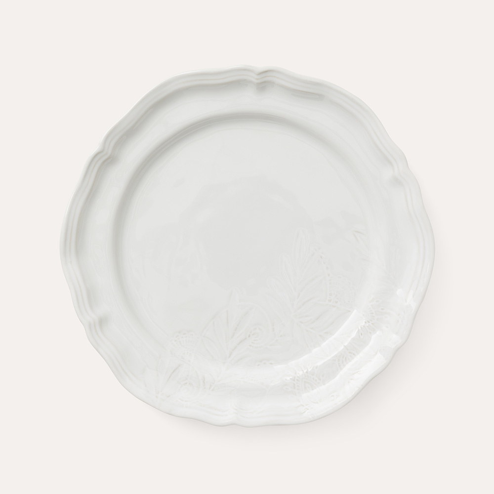 Dinner plate, white