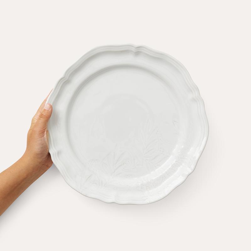 Dinner plate, white