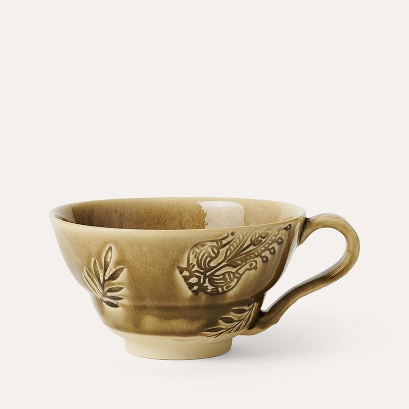 Cup with handle, sand