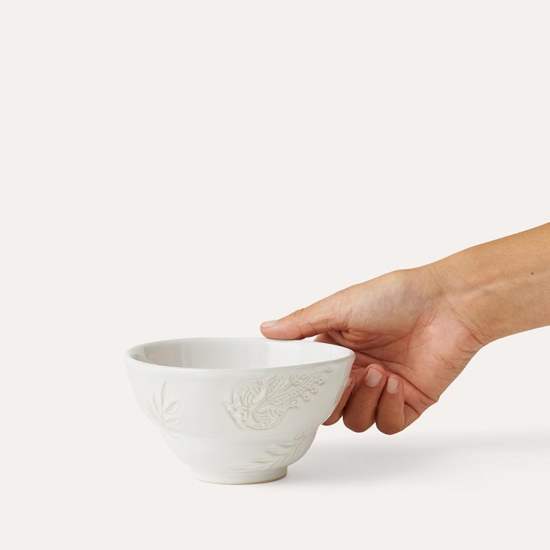 Cup without handle, white