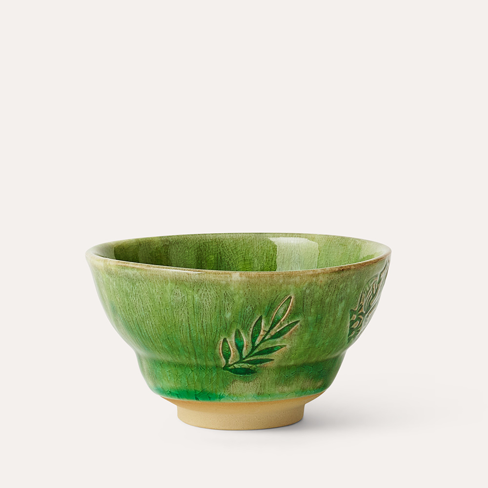 Cup without handle, seaweed