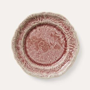 Plate, old rose