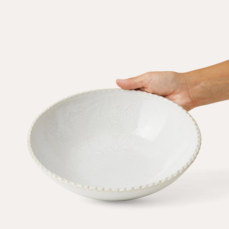 Deep plate, white