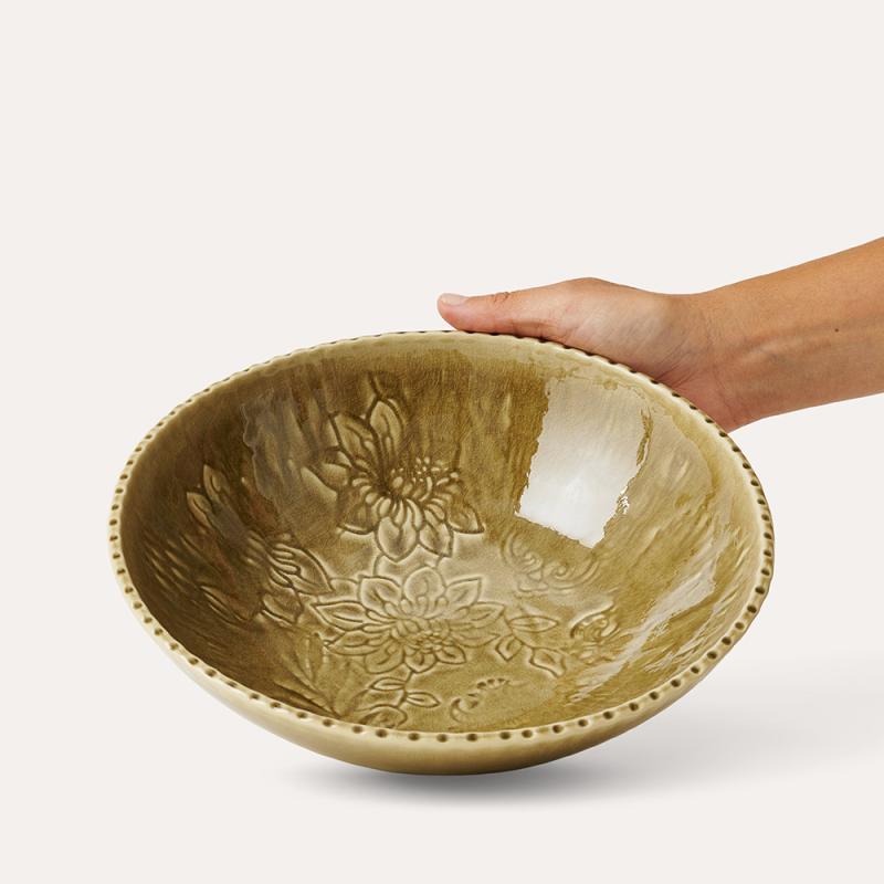 Deep plate, sand