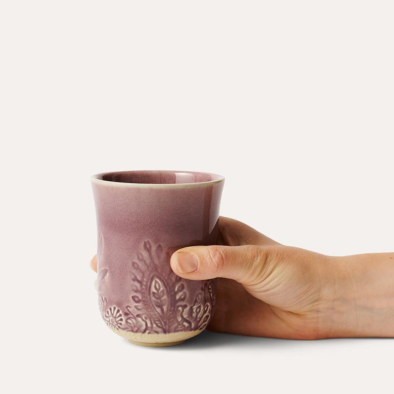 Latte cup, lavender