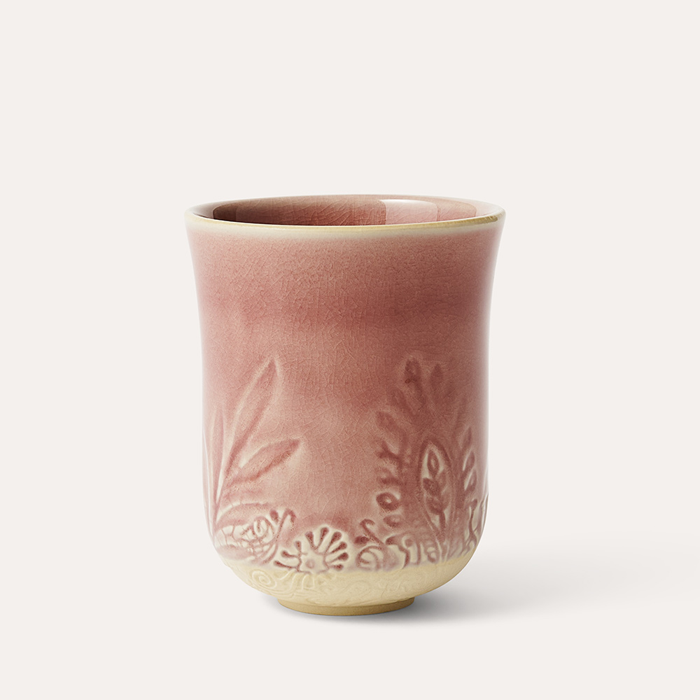 Latte cup, old rose