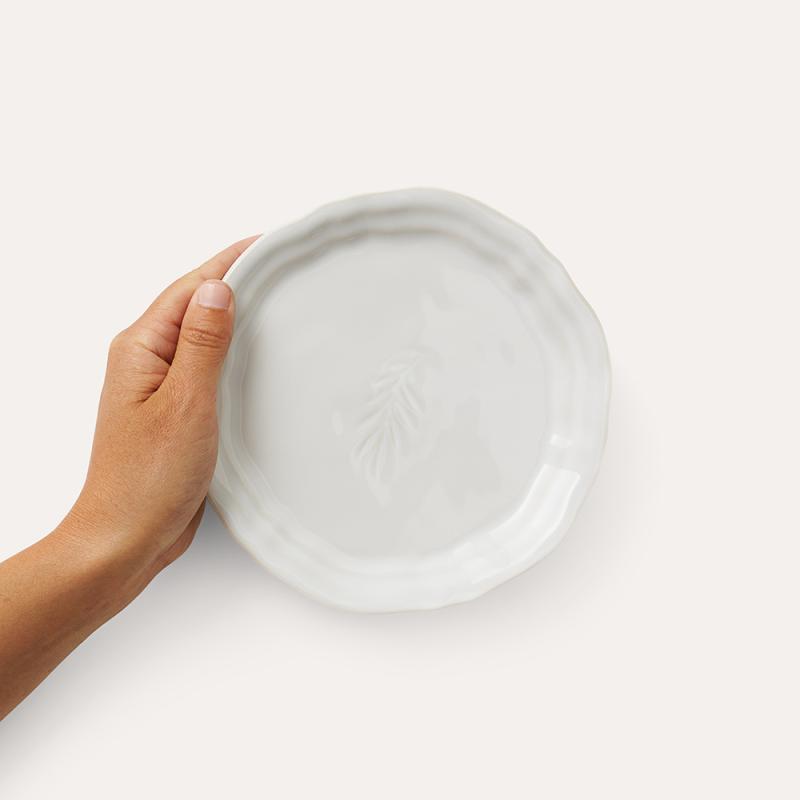 Amuse bouche plate, white