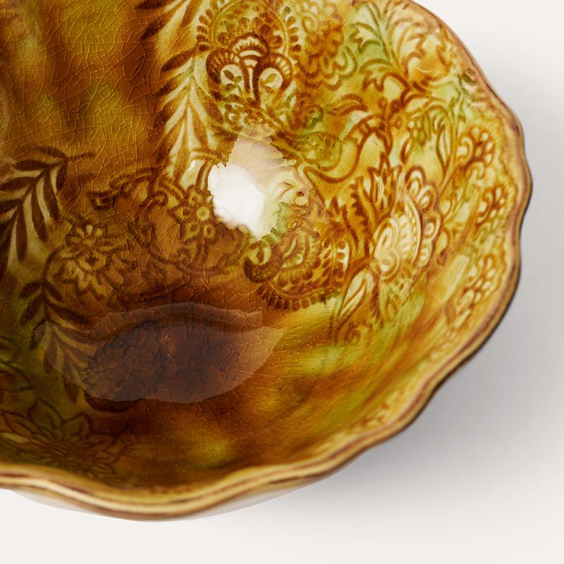 Small soup bowl, pineapple