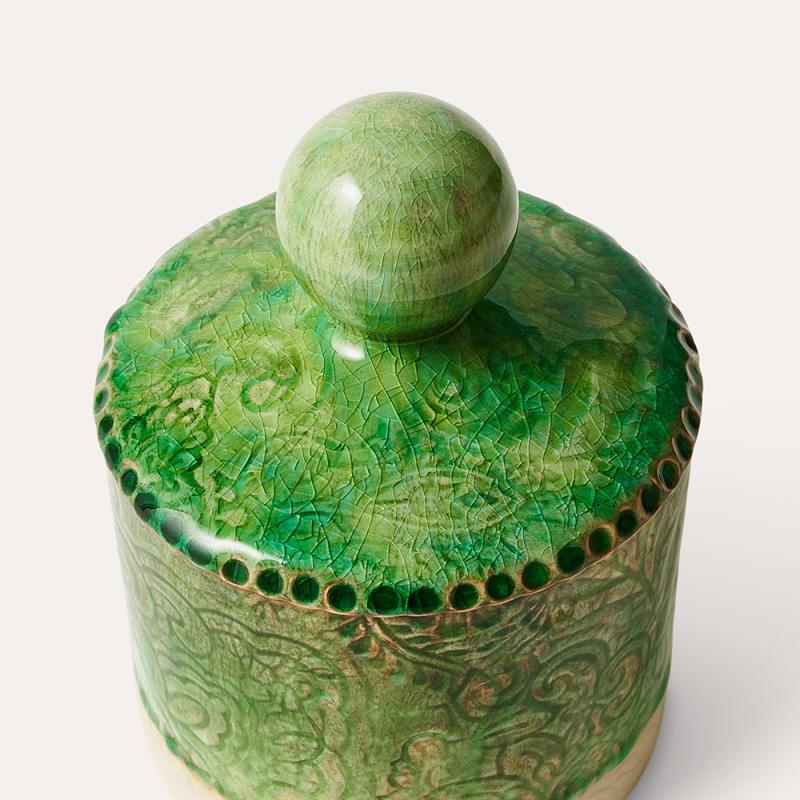 Tea caddy, seaweed