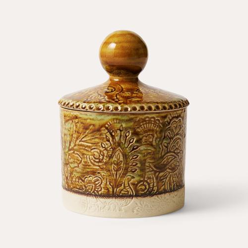 Tea caddy, pineapple