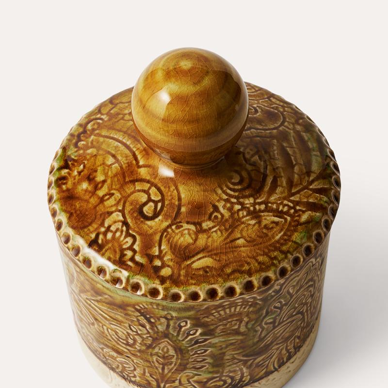 Tea caddy, pineapple