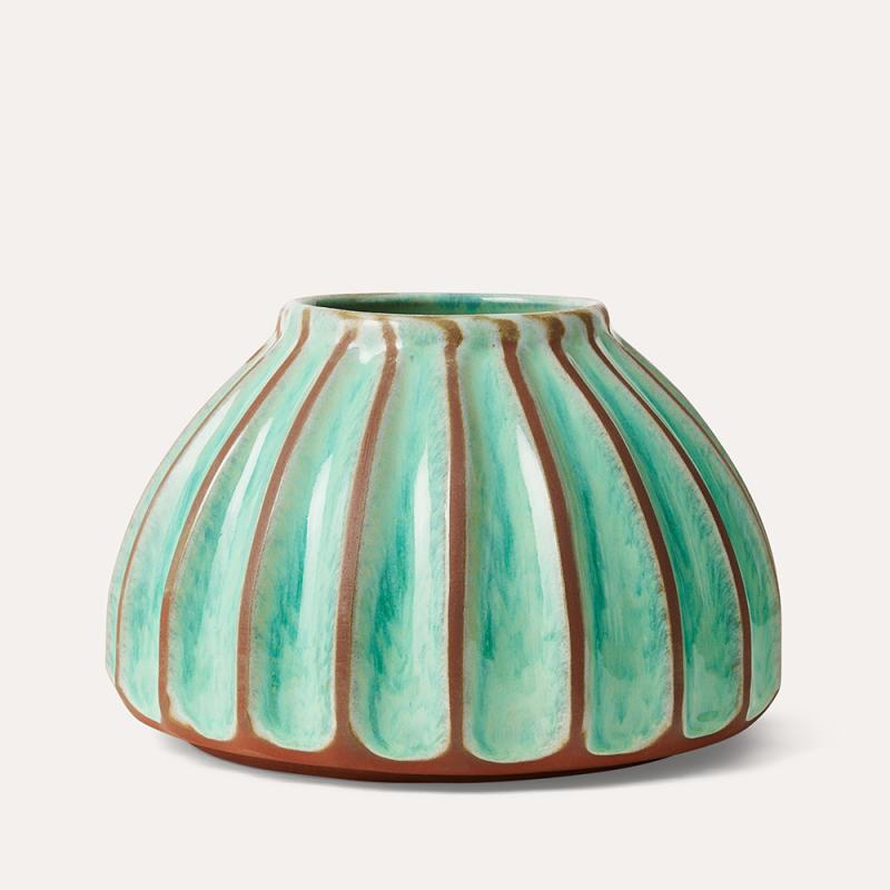 Salon large round vase, melange