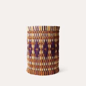 Lampshade, purple/rust