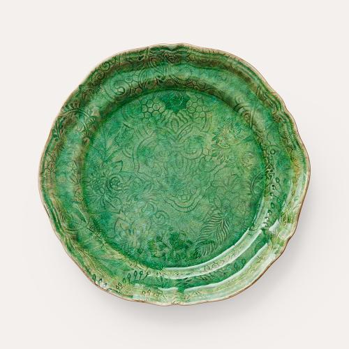 Dinner plate pattern, seaweed