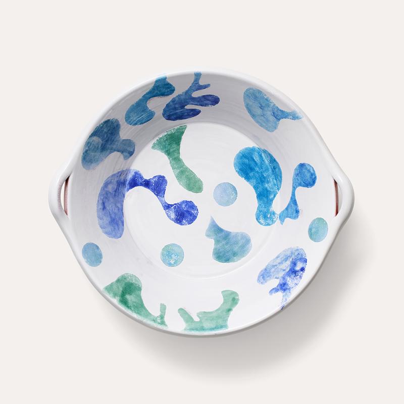 Handpainted terracotta bowl