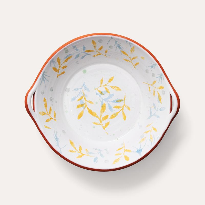 Handpainted terracotta bowl