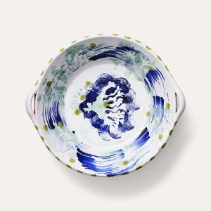 Handpainted terracotta bowl