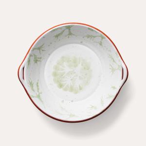 Handpainted terracotta bowl