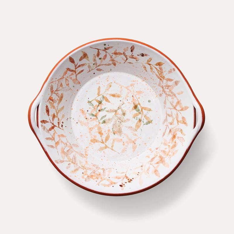 Handpainted terracotta bowl