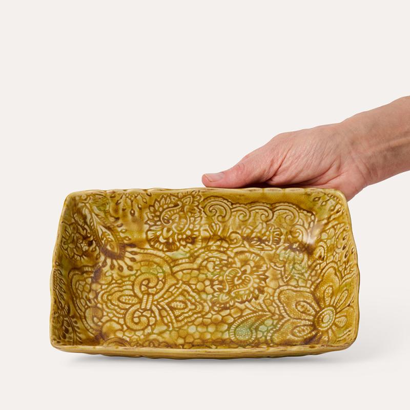 Small gratin dish, pineapple