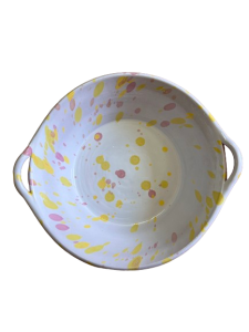Handpainted terracotta bowl