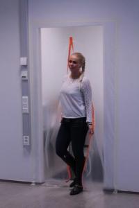 10048 är är en blixtlåsdörr  i modellen A-Profil med påsytt 6mm spiral- eller tandblixtlåsband med stopp i båda ändarna av blixtlåsbandet och innehar  måtten H: 220 cm, B: 120 cm och en tjocklek på 200Mμ