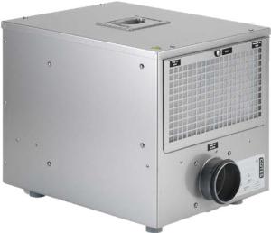 Cotes CR 240 är en avfuktare med en kapacitet att avfukta 19,2kg/h vid 20°C/60RH och har en vikt på 18kg med ett praktiskt handtag på ovansidan