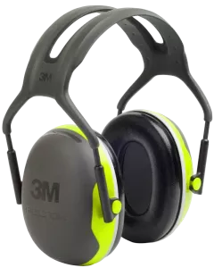 3M Peltor|HI-VIZ|Extremt lätt hörselkåpa med hjässbygel|Dämpning X4|Europastandard EN 352|Hög dämpning av låga frekvenser