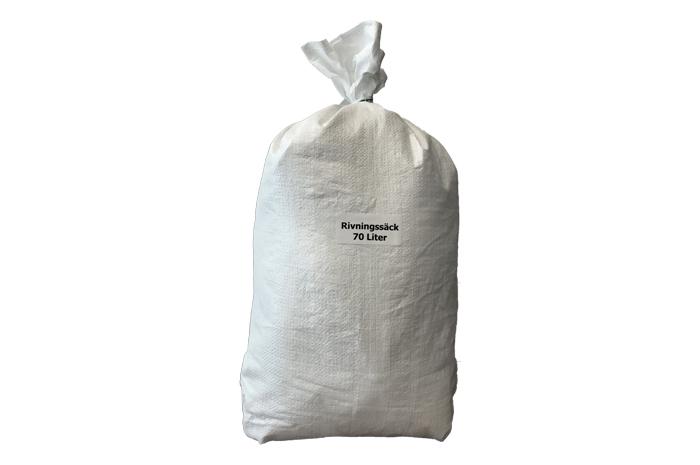 11276 är en rivningssäck på 70 liter som är armerad med innerfolie i plast