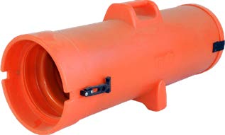En slangkapsel från Heylo och tillhörande axialslang med en diameter på 20,5cm och en längd på 7,6m där plasthuset gör att du får en säker förvaring för axialslangen när den inte används|Slangkasett från Heylo|Tillbehör till Powervent 1500 från Heylo